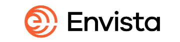 Envista logo with orange circle icon