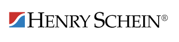 Henry schein brand logo with blue and white square icon