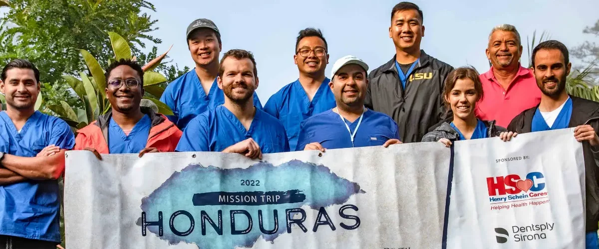 honduras banner with team