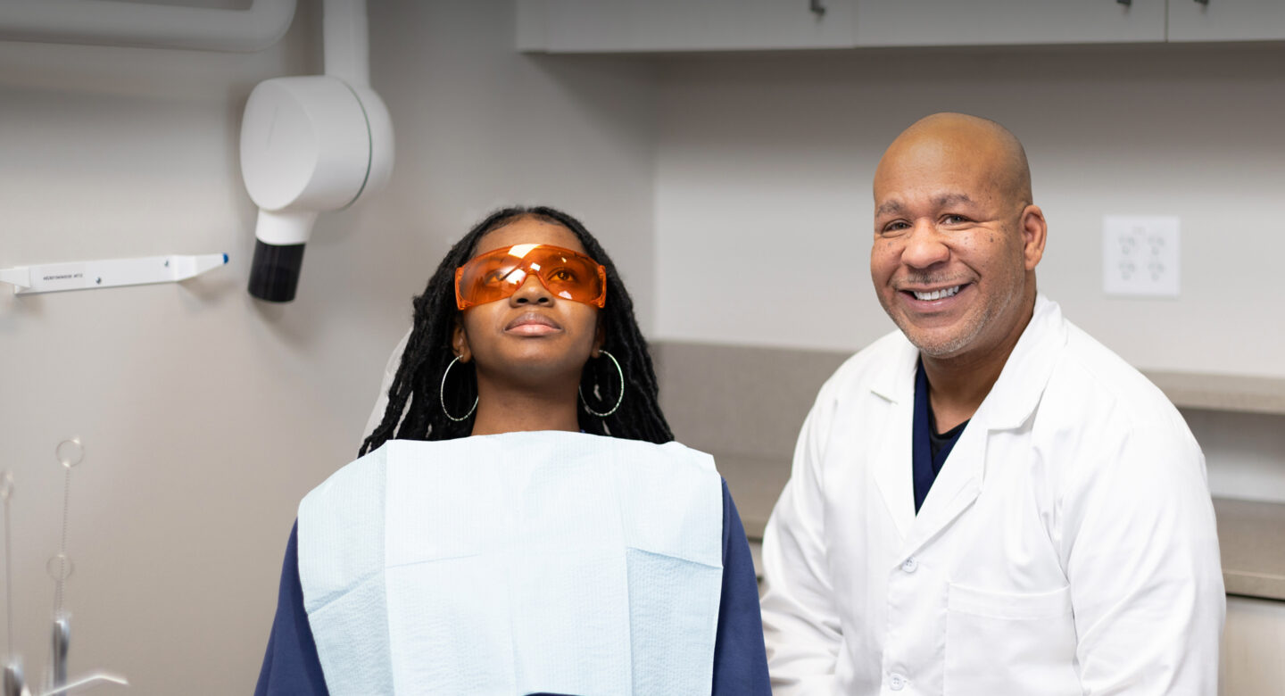 doctor with patient