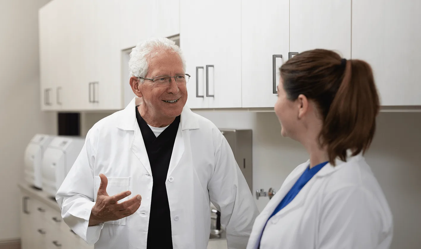 dentists talking