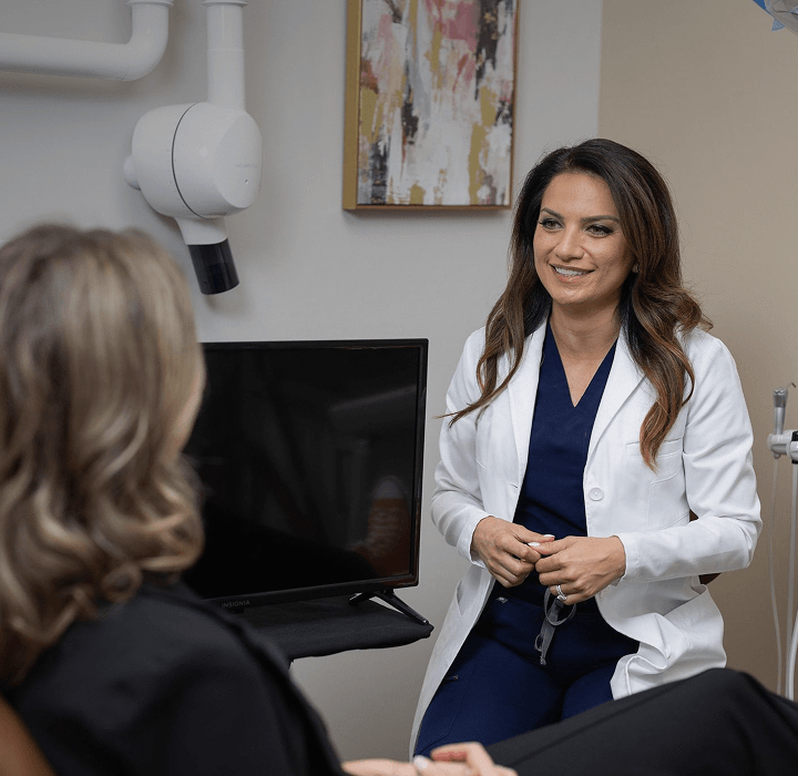 heartland dentist during consultation